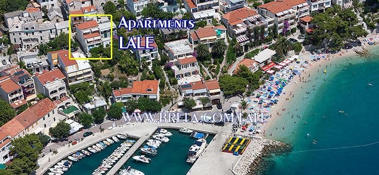 Apartmans Lale Brela Dış mekan fotoğraf